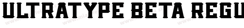Ultratype Beta Regul字体转换